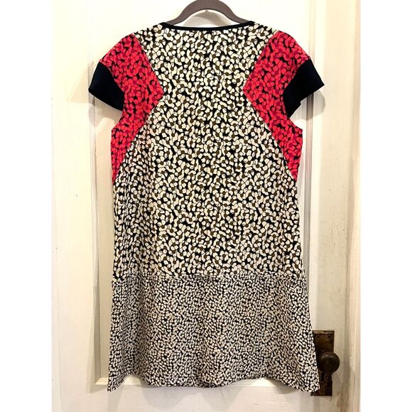 MARC By MARC JACOBS Multicolor Floral SIlk Mini Dress Women's Size Large - Picture 5 of 7